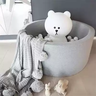 ins Nordic style explosion children's room ocean ball game pool wave ball fence baby toy shooting props