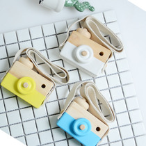 ins Nordic creative handmade wooden simulation camera childrens toy Net red explosion photo artifact