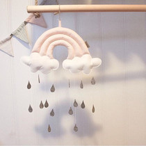 Ins Nordic style creative three-dimensional clouds raindrop pendant air pendant children's tent decorations photo props