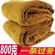 Middle aged three layers thickened with velvety large-size camel cotton pants male and female winter old high waist cashmere warm trousers wool trousers