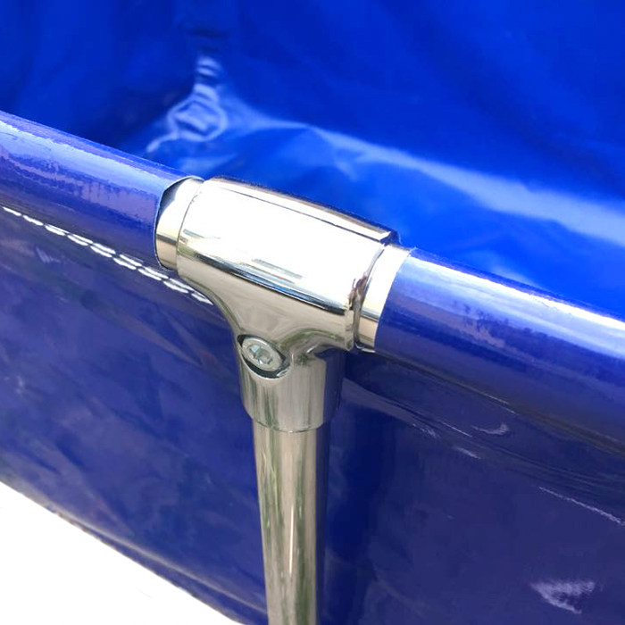 Canvas folding fish pool outdoor pool pool pool large and medium sized pool pvc fish pool can be customized