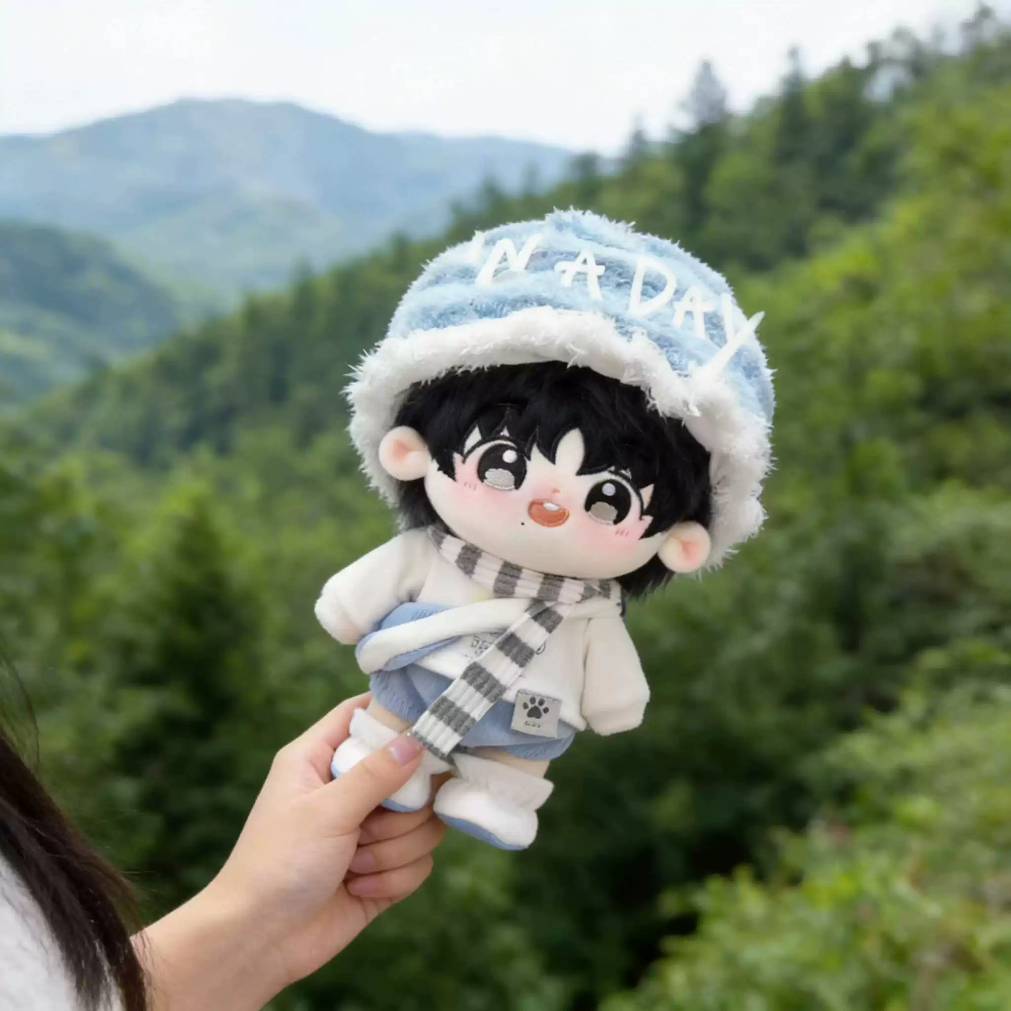 TF家族四代陈奕恒属性kuku20cm棉花娃娃可爱玩偶公仔衣服周边礼物-淘宝