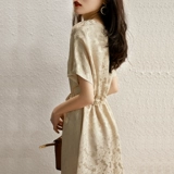 Ретро длинная юбка, милое платье, 2021 года, французский стиль