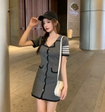 Милое трикотажное платье, юбка, Италия