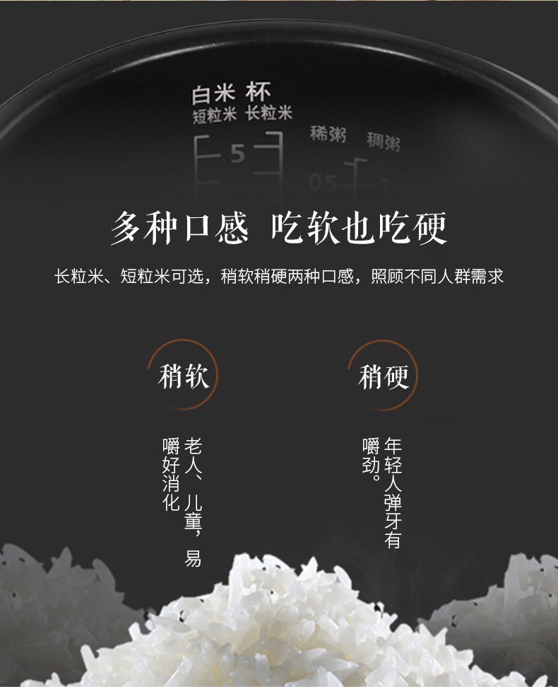 松下新品 R10A8 电饭锅 3L 备长炭铜釜 IH加热 图11