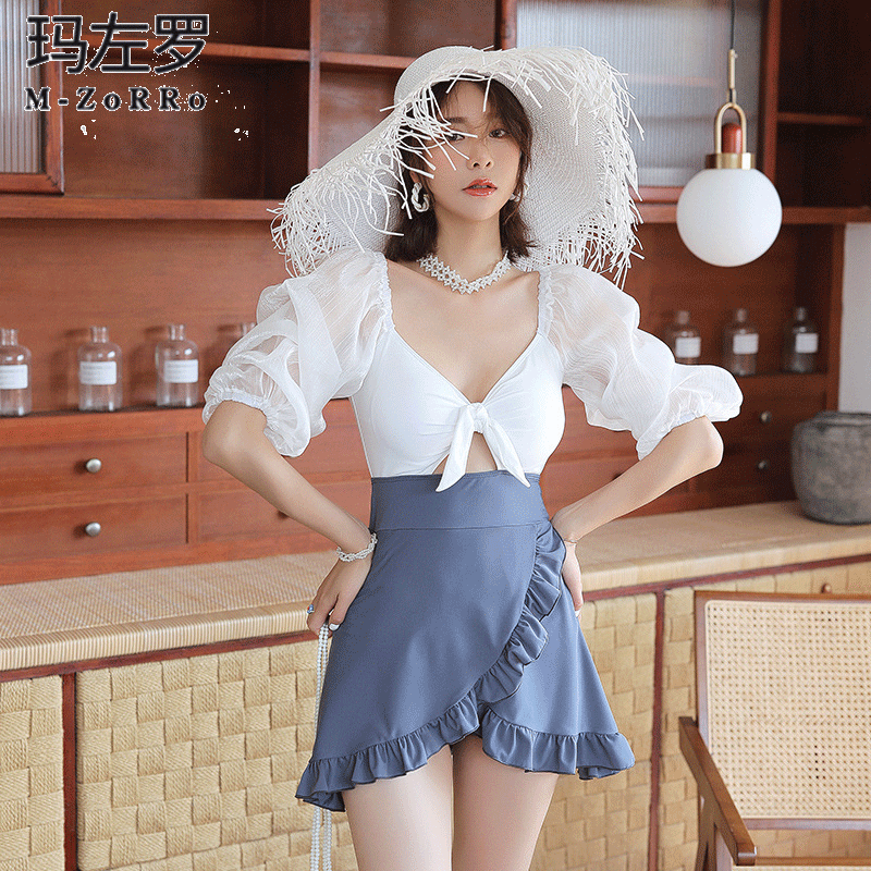 Swimsuit women's 2021 new big size South Korean Chater Outdoor Liondress mm Hot Springs Fairy Van Swimsuit