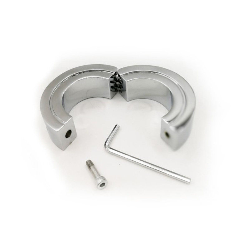 Metal aggravated open metal scrotum fun penis ring set JJ ring ring weight ring extension ring