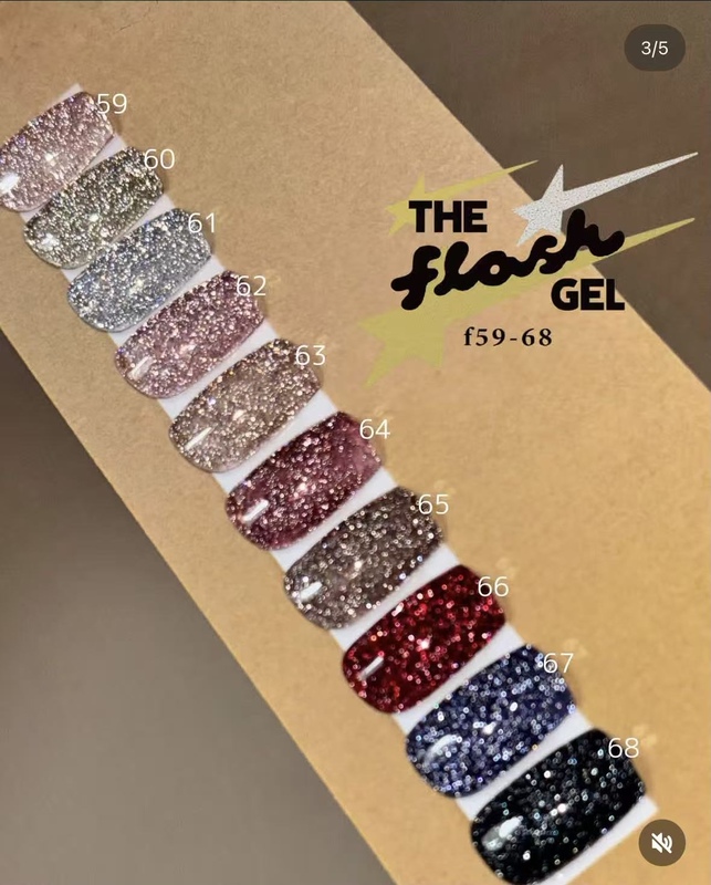 Enoi Dlamonf Flash Crushed Diamond Gel Japanese Domestic Crushed Diamond Gel Nail Polish Gel New Color F59-68 Enoi Dlamonf Flash Crushed Diamond Gel Japanese Domestic Crushed Diamond Gel Nail Polish Gel New Color F59-68