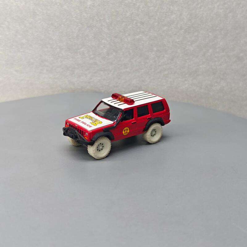 Johnny 1:64 Jeep Cherokee Xj-Fire Police Car White Wheels as Pictured Johnny 1:64 Jeep Cherokee Xj-Fire Police Car White Wheels as Pictured