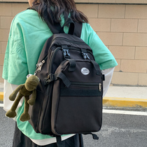 Gao Yan value schoolbag female Korean version of high school student Harajuku solid color backpack college style Japanese backpack female college students