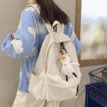 Double Shoulder Bag Women Ins Superfire Superior Sensation Niche Junior High School Girl Bag 2021 New Internet Red College Student Backpack