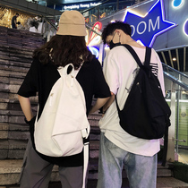 Li Jianjian with the same school bag female backpack student Japanese Department forest Canvas light backpack Joker men fashion trend