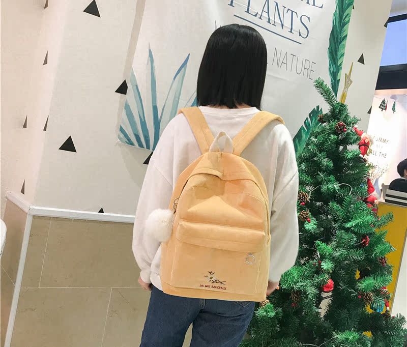 Ba lô nữ hoang dã dễ thương ngọt ngào cô gái nhỏ rừng tươi Ba lô mềm em gái túi sinh viên - Ba lô balo đi học hot trend 2020