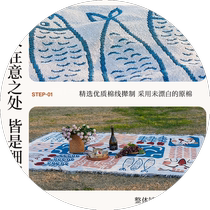 Nordic sofa towel universal cover cloth full cover cotton and linen sofa cushion cover picnic mat cover blanket tablecloth universal for all seasons