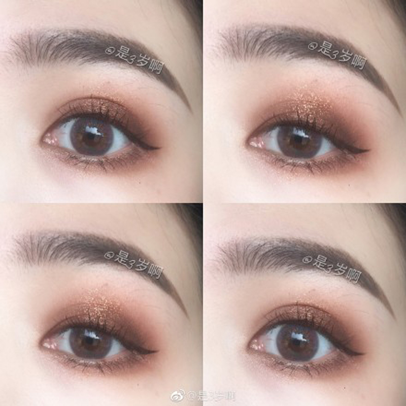 Mua 4 giao hàng miễn phí cổ điển đơn sắc bóng mắt dolce vita chẵn lẻ màu ngọc trai đỏ nâu đất - Bóng mắt zeesea phấn mắt