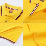 Мужская летняя хлопковая футболка polo для работы, делается под заказ, короткий рукав, с печатью вашего логотипа