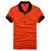 Оранжевый черный воротник