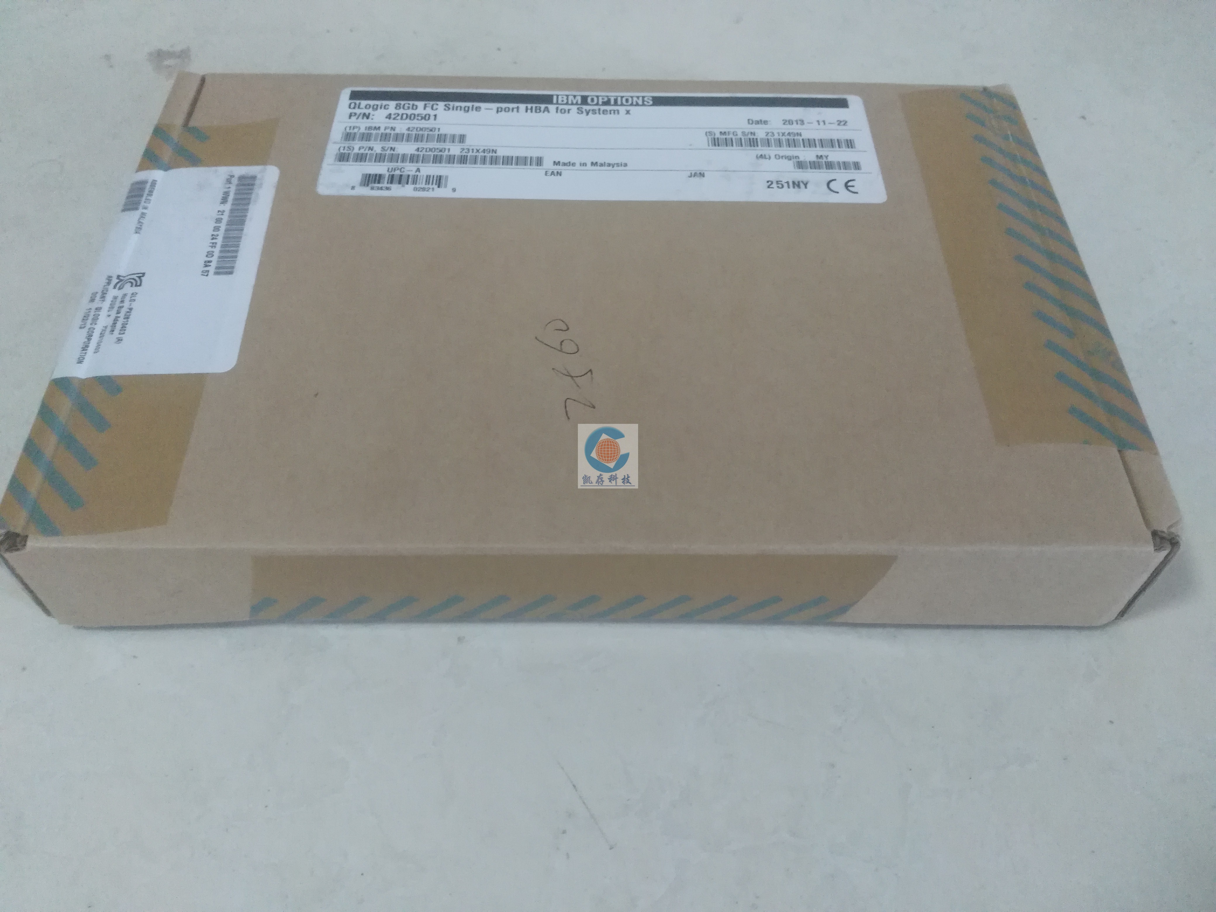 New box Pack IBM 42D0501 QLE2560-IBMX 8Gb PCIe single port HBA fabric-Taobao