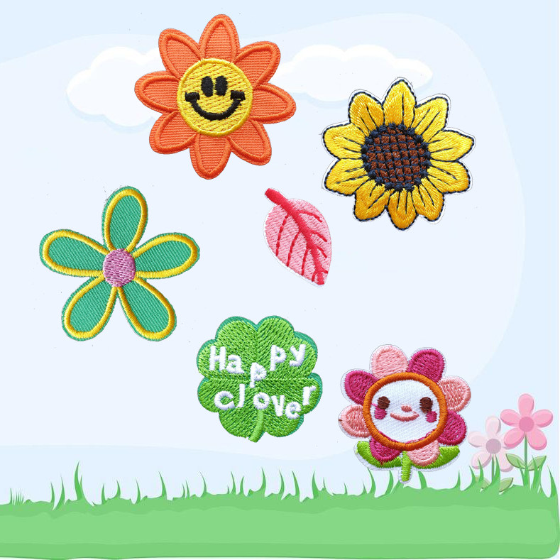 Self-adhesive clothes Patch appliedflower bouquet Fashion Jeans Sub bags Shoe hat Decorative Down Clothing Mosquito Nets Stickup-Taobao