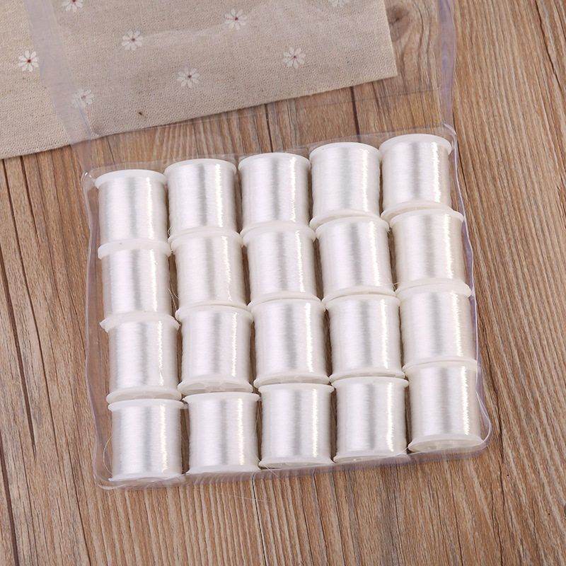 DIY jewelry sewing thread transparent thread hand-stitched hole paste crystal fine fish wire fish wire thread wiring special stitching