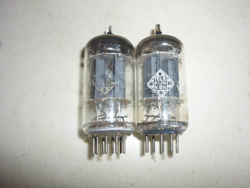 Degen ECC82 12au7 vacuum tube early pit screen T mica fertilizer ring