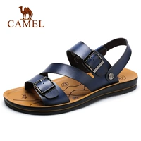 Dép lạc đà cho nam Mùa hè giản dị Hai đôi giày đi biển Nhẹ thoải mái Joker Open Toe Casual Sandals Đàn ông những mẫu giày nam đẹp 2021