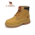 Camel ngoài trời giày nam giới thường cụ da giày dép dành cho nam giới và phụ nữ 2018 mới khởi động-top cao triều Martin khởi động rhubarb giày giữ ấm Khởi động ngoài trời