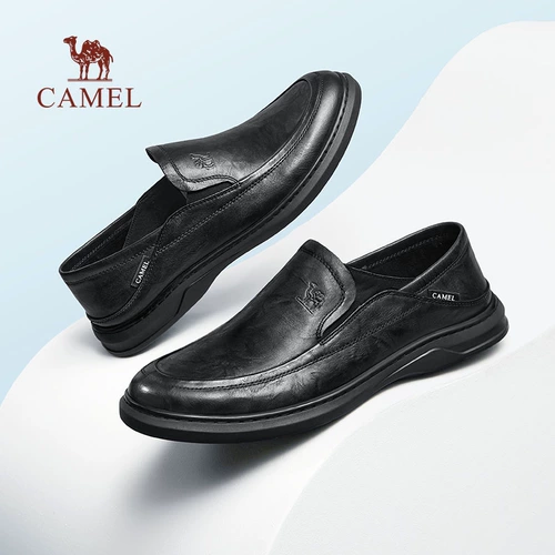 Летняя обувь, комфортные износостойкие нескользящие туфли для отдыха для кожаной обуви, из натуральной кожи, мягкая подошва