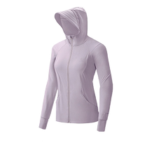 (green wild) camel sports sunscreen woman 2024 summer anti-ultraviolet cardigan coat speed dry ice silk leather clothing