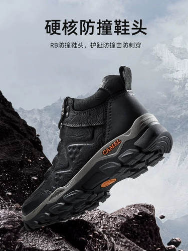 Обувь, зимний лебедь, высокие нескользящие сапоги, из натуральной кожи