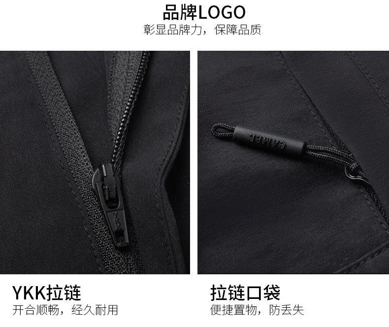 Дорожные спортивные утепленные модные трендовые штаны, свободный прямой крой Camel 