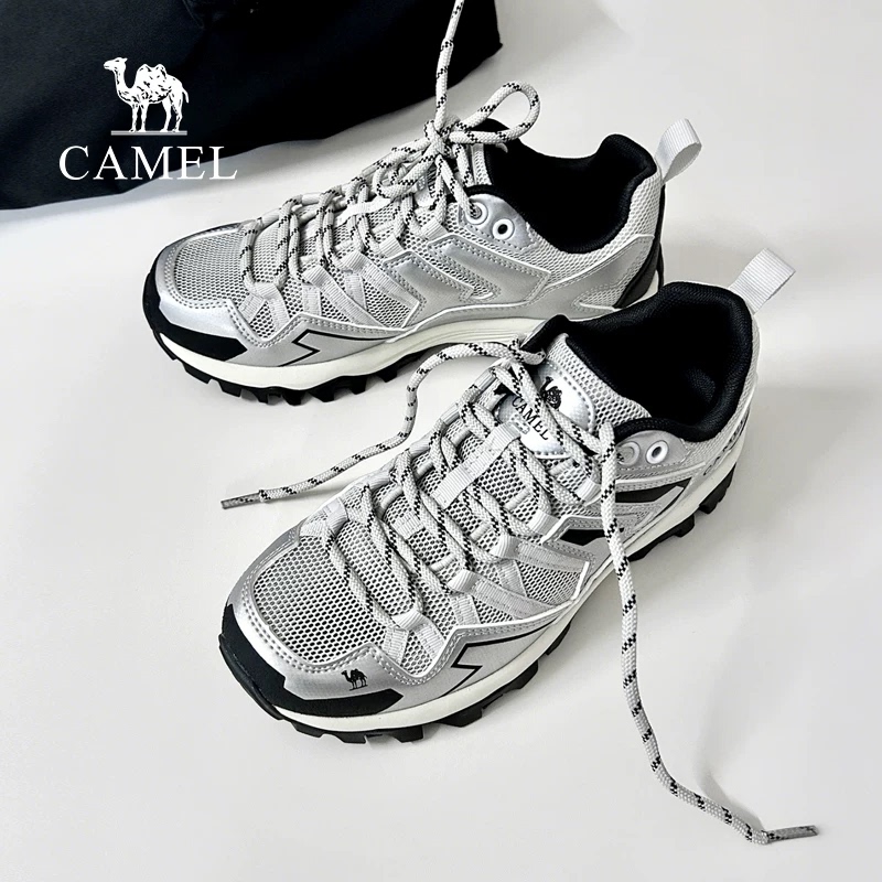 Wang Junkai's Same Style Camel Triumph Hiking Shoes Men's Shoes 2026 Autumn New Sports Shoes Women's Outdoor Shoes Hiking Couple Shoes