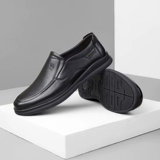 Летние комфортные износостойкие нескользящие туфли для отдыха для кожаной обуви, мягкая подошва, из натуральной кожи