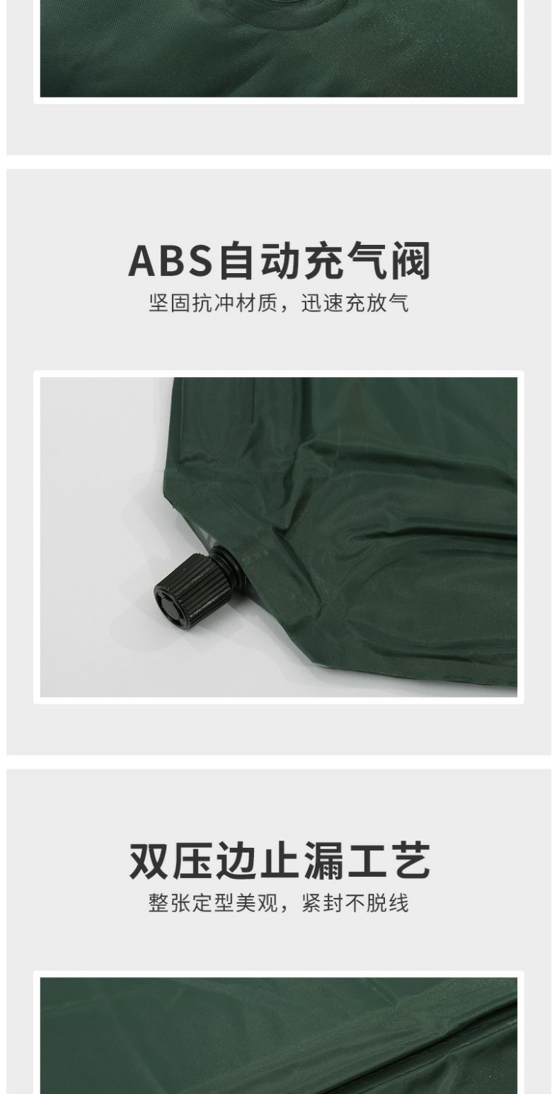 Lạc đà ngoài trời với gối đôi đệm tự động bơm hơi Mùa xuân du lịch cắm trại đôi ẩm ướt lều ngủ pad - Thảm chống ẩm / Mat / Gối tham xop
