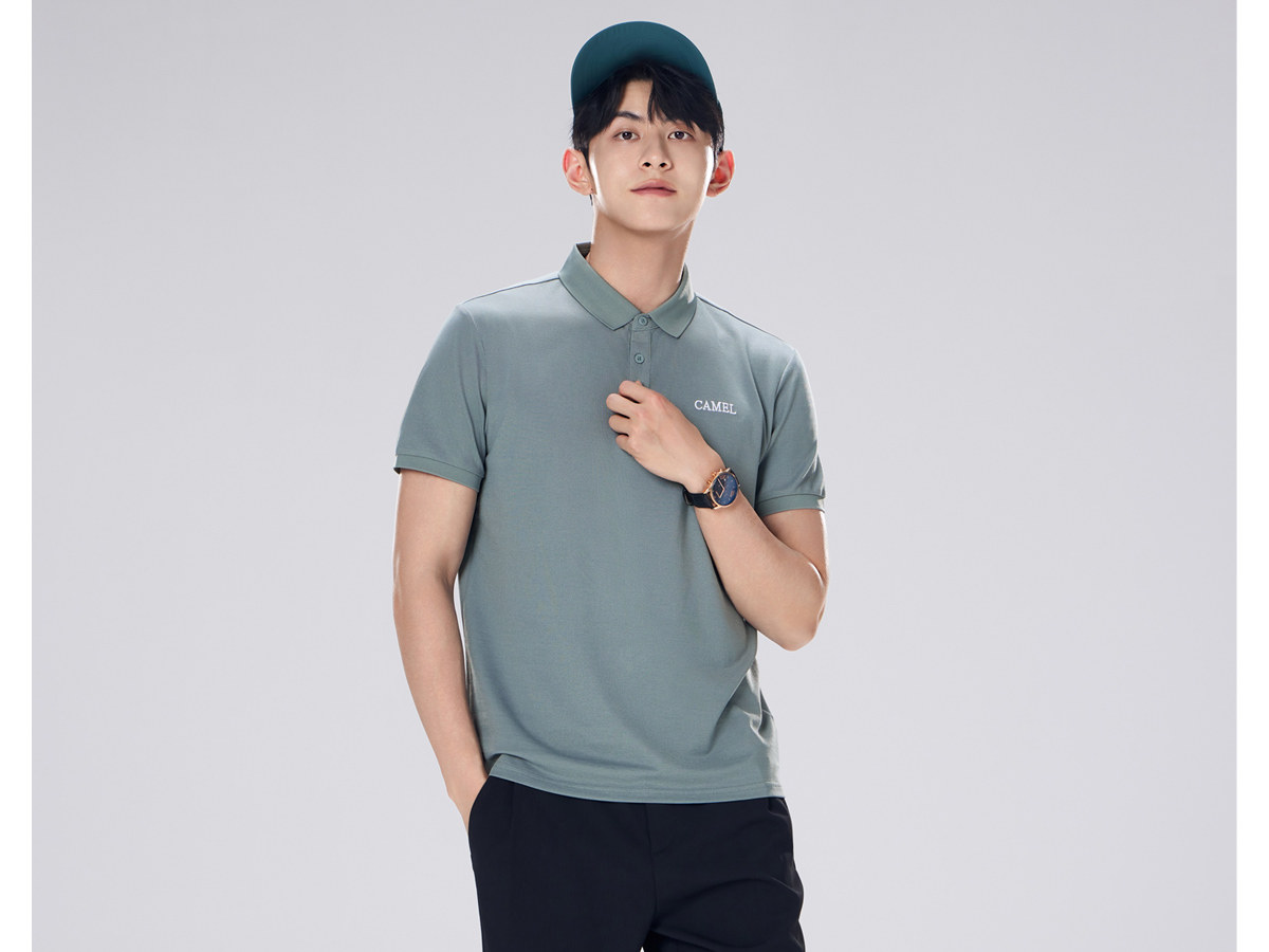 Летняя футболка polo, короткий рукав        