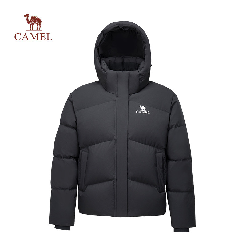 【小红书同款】骆驼羽绒服女装2025冬季三防连帽加厚保暖短款外套 5