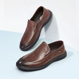 Летняя обувь, комфортные износостойкие нескользящие туфли для отдыха для кожаной обуви, из натуральной кожи, мягкая подошва