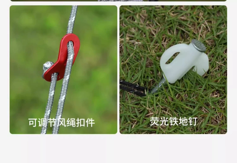 lều cắm trại mỹ [Trident] Lều bóng râm cắm trại ngoài trời tinh tế bằng nhựa vinyl có tán di động chống mưa bão lều glamping vintage giá tiền lều cắm trại