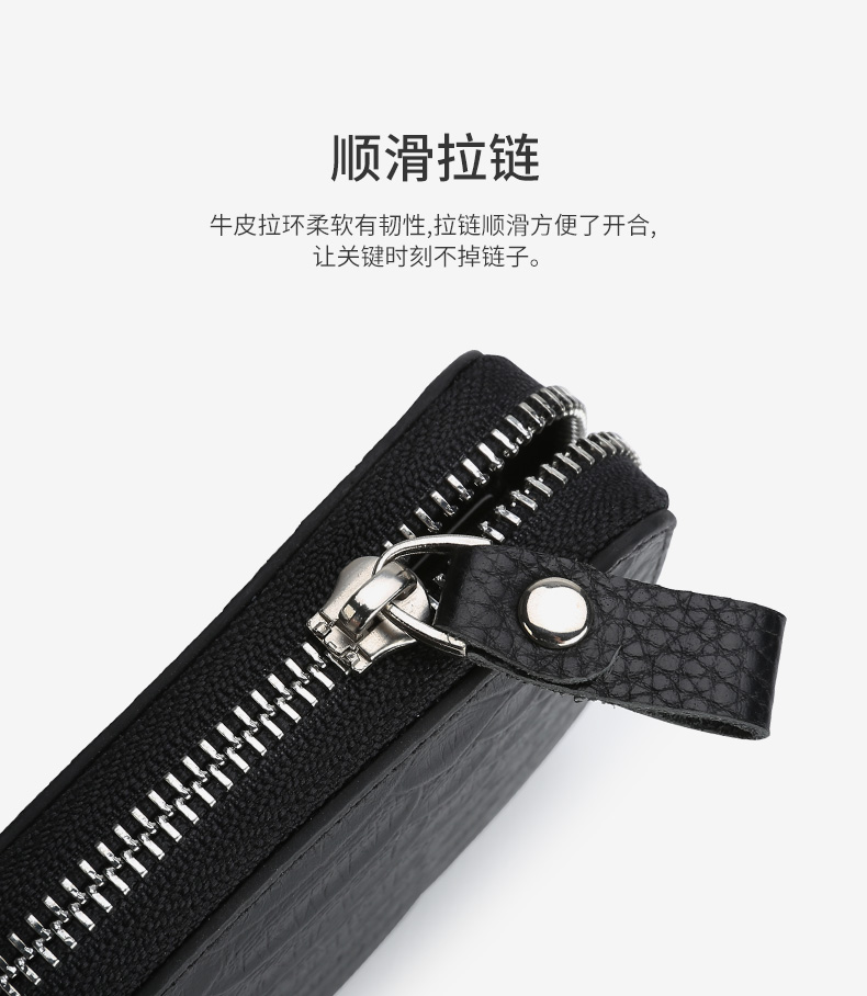 Lạc đà nam Thẻ ngắn Trường hợp cá sấu Ngân hàng Thẻ tín dụng Clip Thẻ Đặt nhiều thẻ Ví da dung lượng lớn - Chủ thẻ ví đựng thẻ nữ