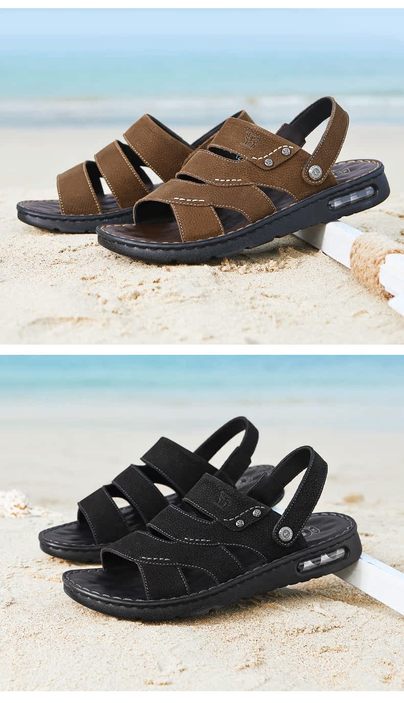 Giày nam Camel 2018 xu hướng hè mới kinh doanh thời trang sandal sandal đế bệt dep chaco