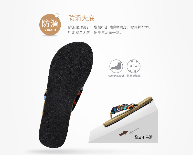 Sandales femme CAMEL   en tissu - Ref 2671994 Image 12