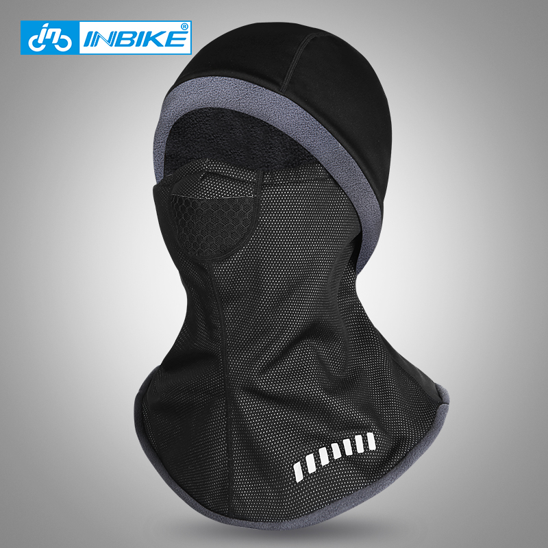 INBIKE winter windshield thickened warm mask head cover men and women motorcycle ski motorcycle mountaineering equipment hat