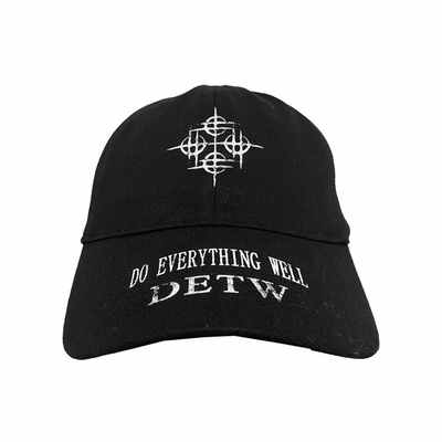DETW 24AW Original basic American street baseball cap, dark style daily casual design, trendy for both men and women