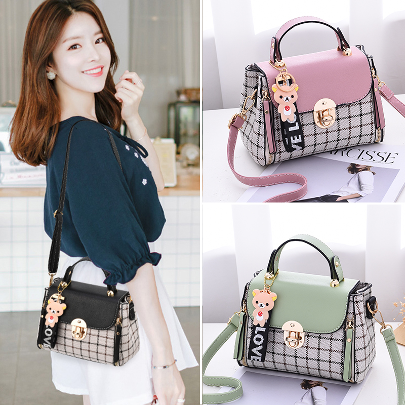 Bag bag girl 2023 new student Senshine Han version of small square shoulder slope bag bag bag bag bag