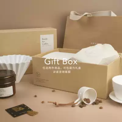 White whale coffee gift box gift packaging service optional 2 items can be packaged please consult customer service