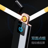 Мужская электронная тонкая ветрозащитная креативная зажигалка с зарядкой, 2018, делается под заказ, популярно в интернете