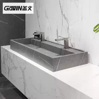 Nordic wall rock plate washbasin hand wash basin wash basin basin bathroom cabinet basin customization