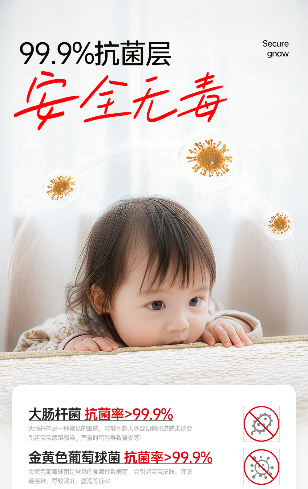 Развивающий коврик для ползания 丸丫宝宝爬行垫加厚家用婴儿童折叠爬爬垫无甲醛无味防摔客厅地垫