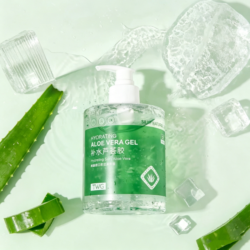 院线同款芦荟胶500g大瓶补水保湿晒后修护温和清爽不油腻去痘印2