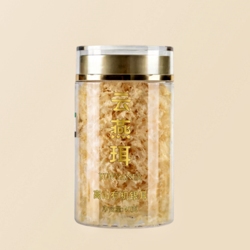 【云燕珥】有机本草银耳免洗古田干货白木耳银耳羹冲泡即食10分钟
